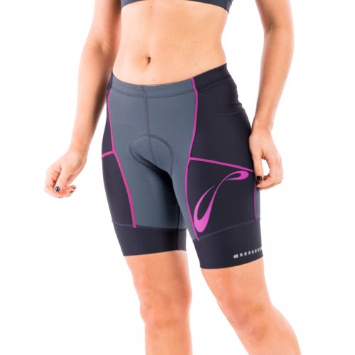 Bermuda Ciclista Performance Feminino Rosa Flúor